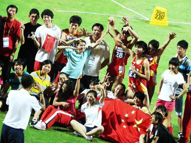 Children playing a youth soccer game