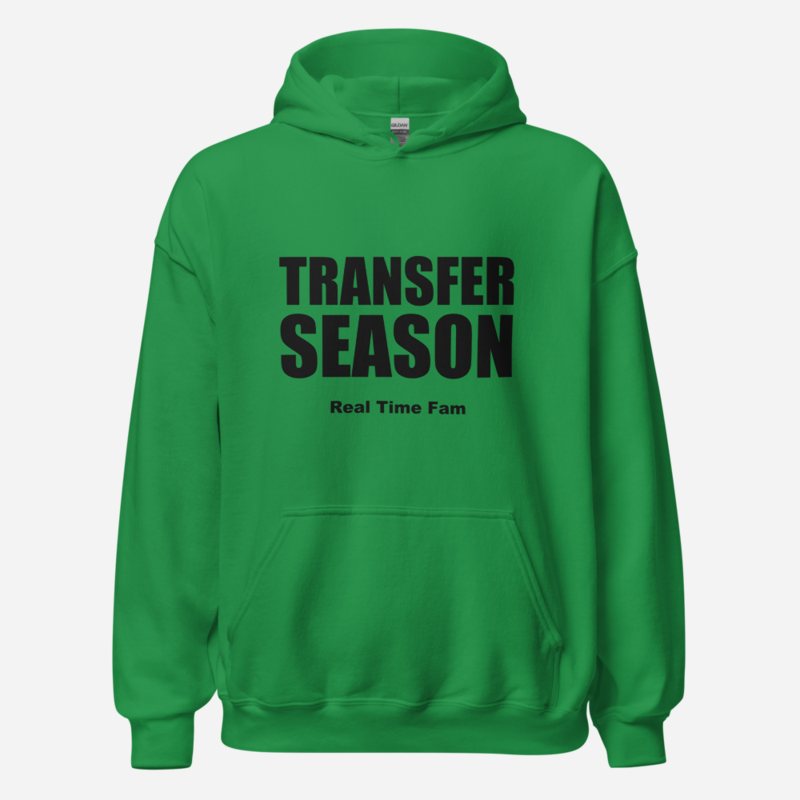 RealTimeFam Transfer Season Hoodie Irish Green