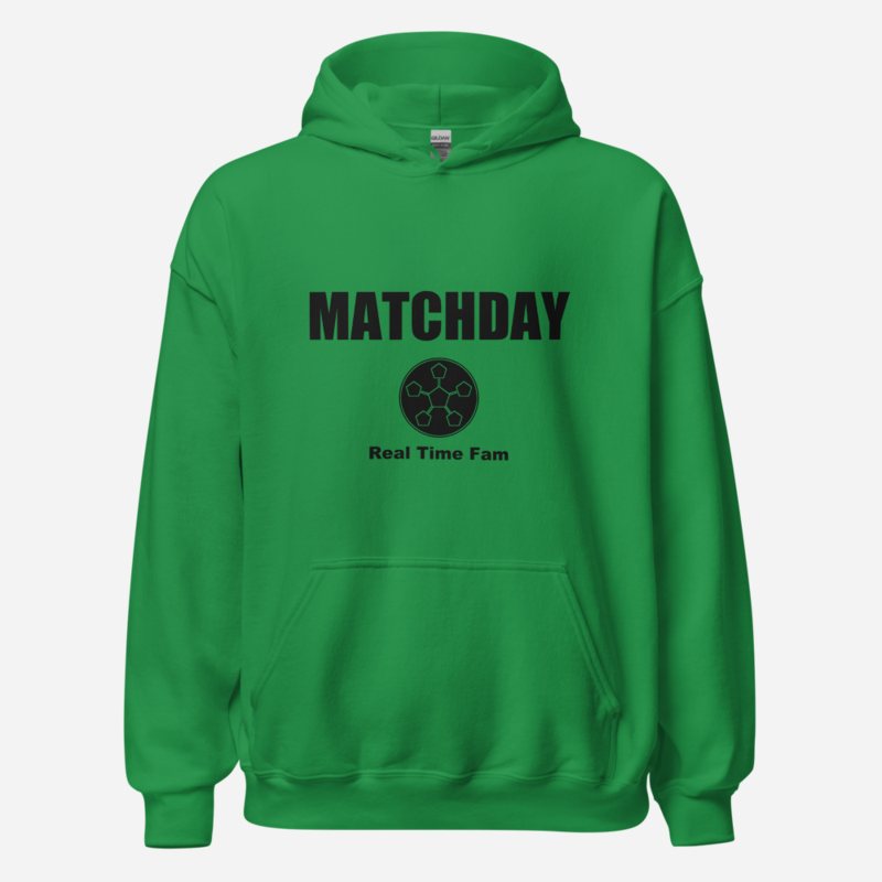 RealTimeFam Matchday Hoodie Irish Green