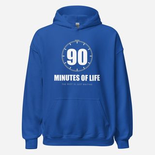 RealTimeFam 90 Minutes Of Life Matchday Hoodie Royal