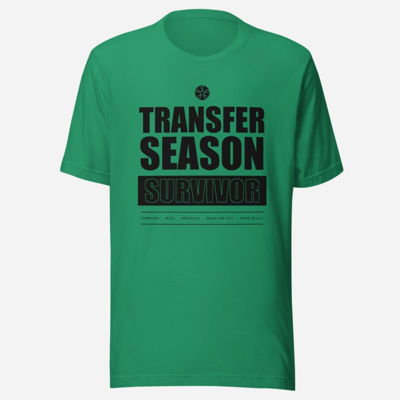 RealTimeFam Transfer Season Survivor Matchday Tee in Kelly
