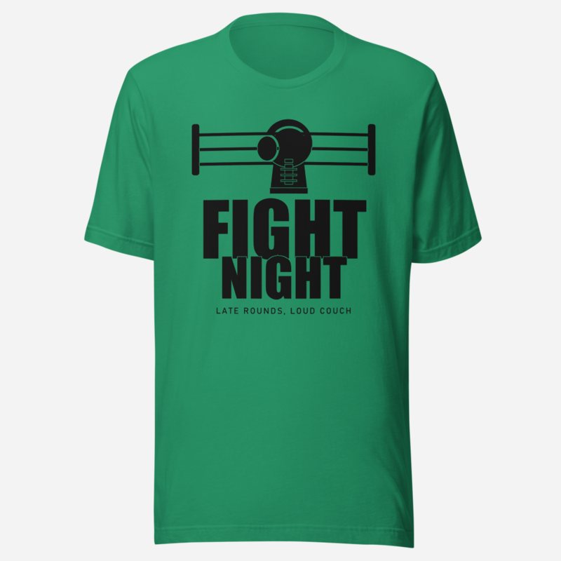 RealTimeFam Fight Night - Late Rounds, Loud Couch Game Night Tee Kelly