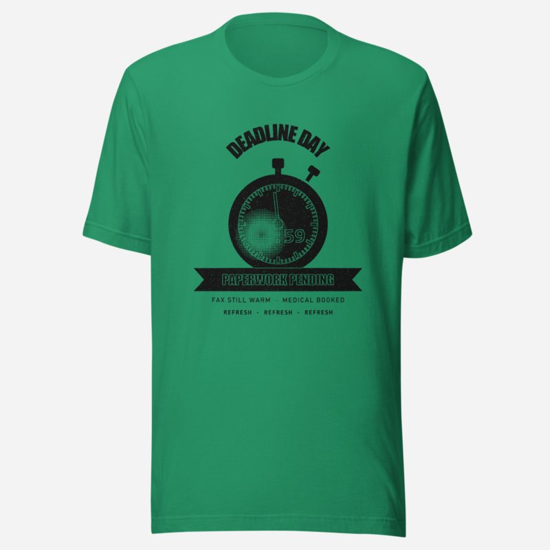 RealTimeFam Deadline Day Fan Zone Tee Kelly