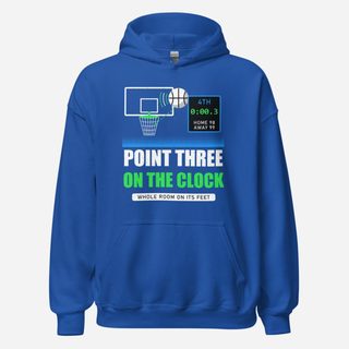 RealTimeFam Point Three On The Clock Fan Zone Hoodie Royal