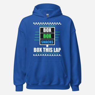 RealTimeFam Box This Lap Fan Zone Hoodie Royal