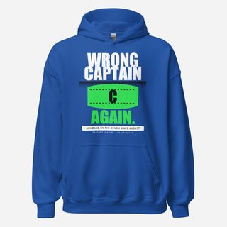 RealTimeFam Wrong Captain Again Fan Zone Hoodie Royal