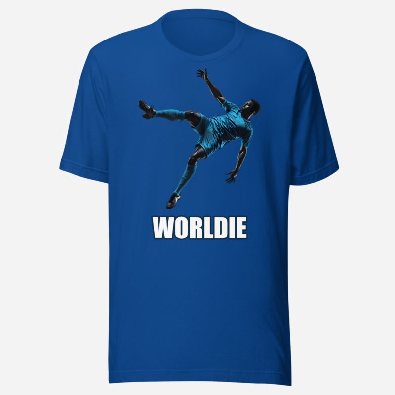 RealTimeFam Worldie Bicycle Kick Tee True Royal