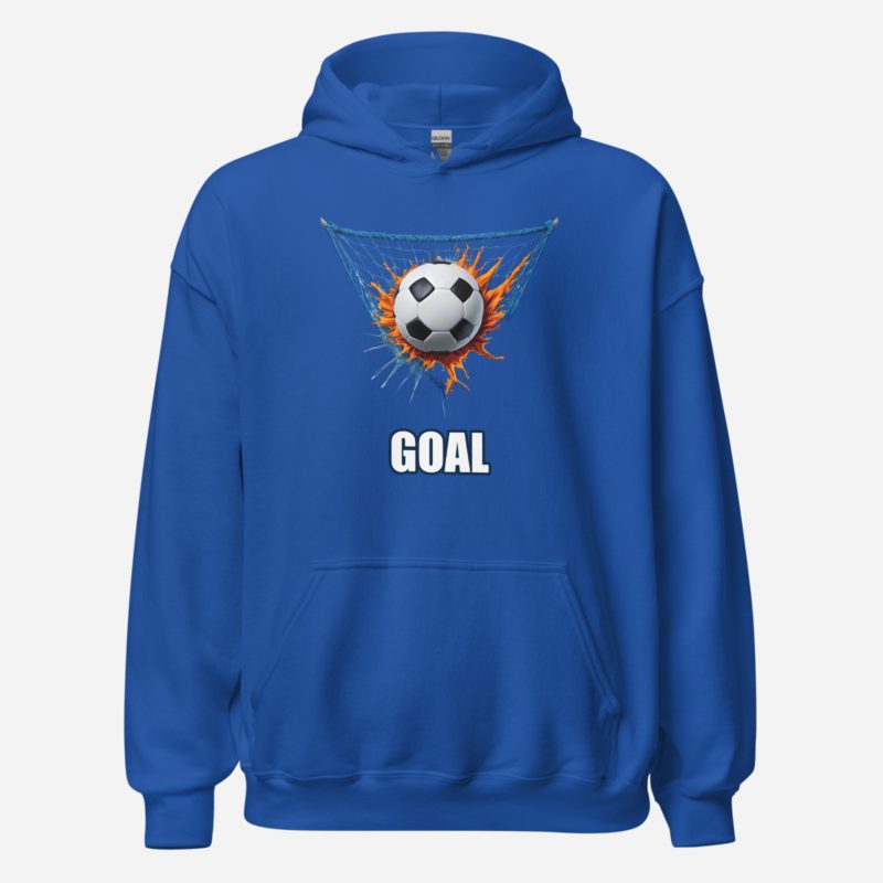 RealTimeFam Goal Net Ball Hoodie Royal