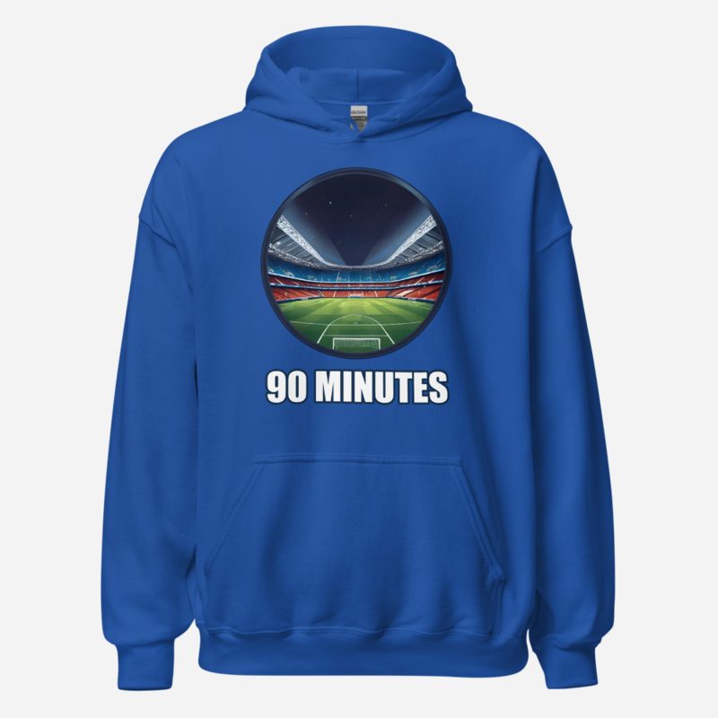 RealTimeFam 90 Minutes Stadium Hoodie Royal