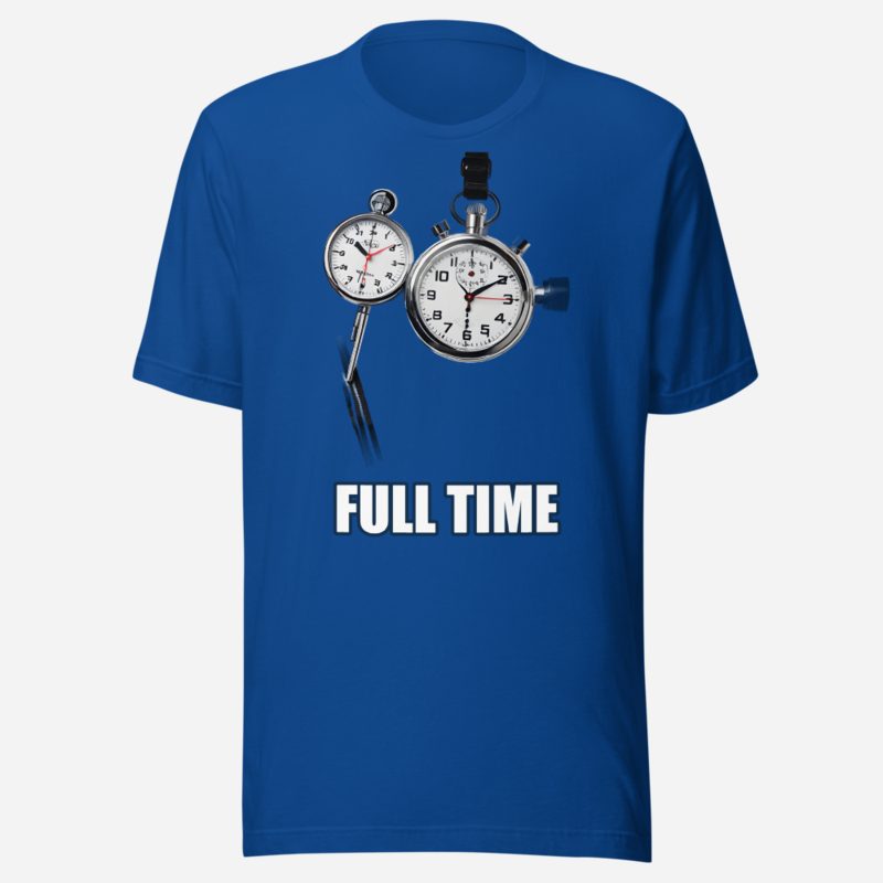 RealTimeFam Full Time Whistle Tee True Royal