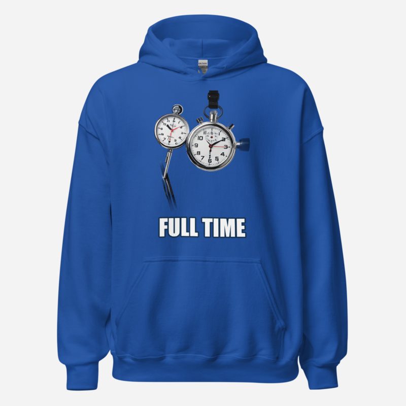 RealTimeFam Full Time Whistle Hoodie Royal