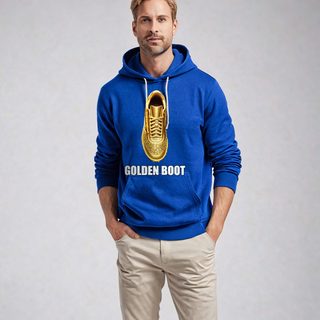 RealTimeFam Golden Boot Hoodie AI model